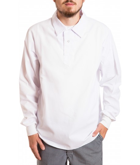 Pull style long sleeve shirt, no pocket
